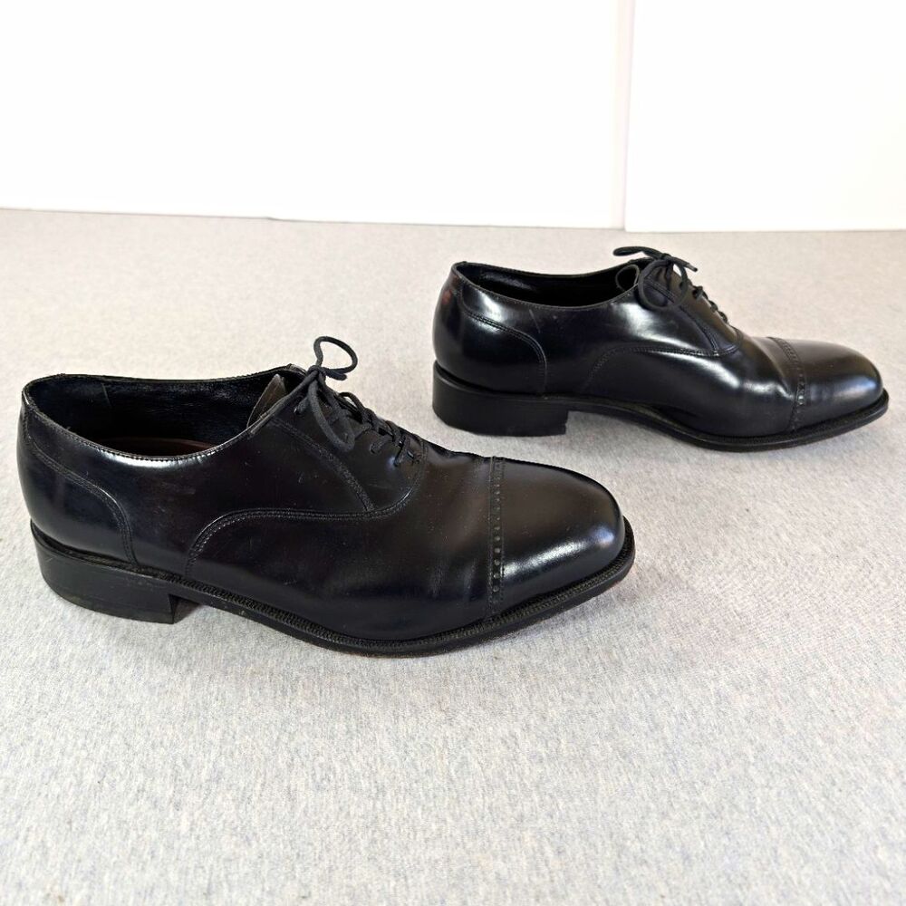 Florsheim Men's Leather Cap Toe Oxford Dress Shoes Black 11 3E 17067-01